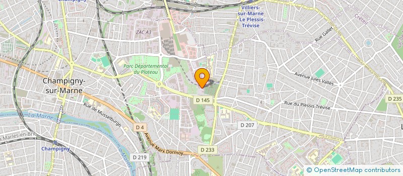 localisation de l'entreprise LABORATOIRE FRANCAIS INDUSTRIEL à CHAMPIGNY-SUR-MARNE