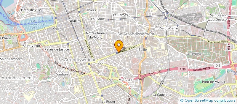 localisation de l'entreprise LABORATOIRE FRANCE SANTE à MARSEILLE