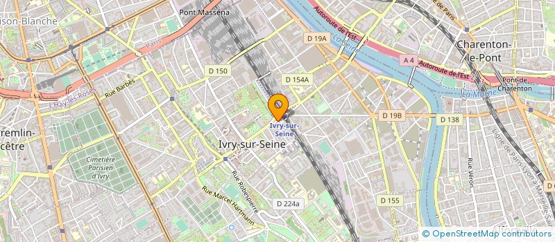 localisation de l'entreprise LABORATOIRE FRERE MUSCLE à IVRY SUR SEINE