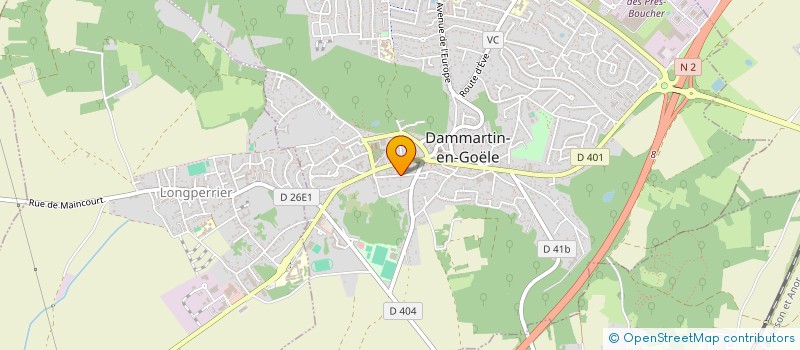 localisation de l'entreprise LABORATOIRE GENEPRO 77 à DAMMARTIN-EN-GOELE