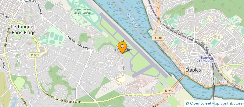 localisation de l'entreprise LABORATOIRE GENERAL DE MAINTENANCE  LE TOUQUET PARIS PLAGE