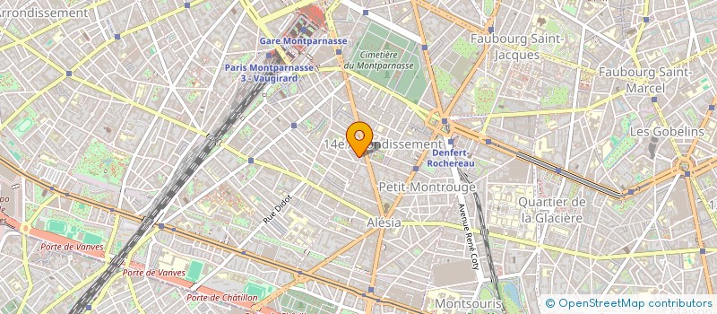 localisation de l'entreprise LABORATOIRE GINSENGTON  PARIS