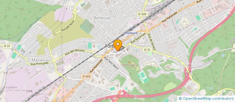 localisation de l'entreprise LABORATOIRE GOS à FORBACH