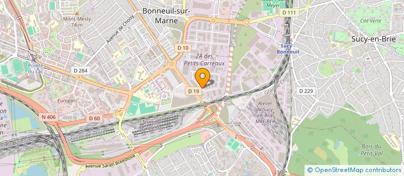 localisation de l'entreprise LABORATOIRE GREENMED à BONNEUIL-SUR-MARNE