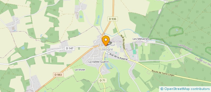 localisation de l'entreprise LABORATOIRE IDS  CONDE-SUR-VESGRE