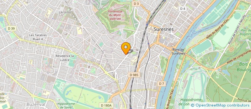 localisation de l'entreprise LABORATOIRE INDEMNE à SURESNES