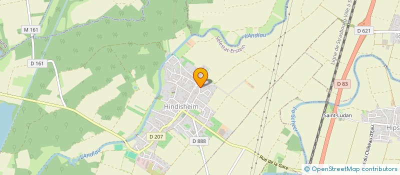 localisation de l'entreprise LABORATOIRE INSTANT VEGETAL  HINDISHEIM