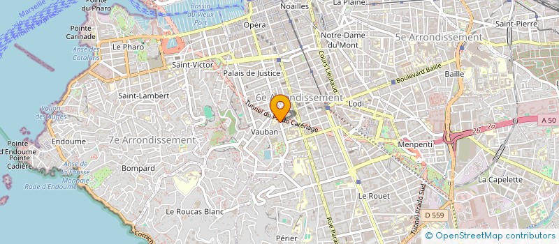 localisation de l'entreprise LABORATOIRE J PASQUALINI à MARSEILLE
