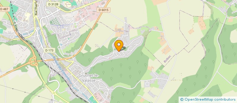 localisation de l'entreprise LABORATOIRE JACQUES BACHELET  GRUCHET-LE-VALASSE