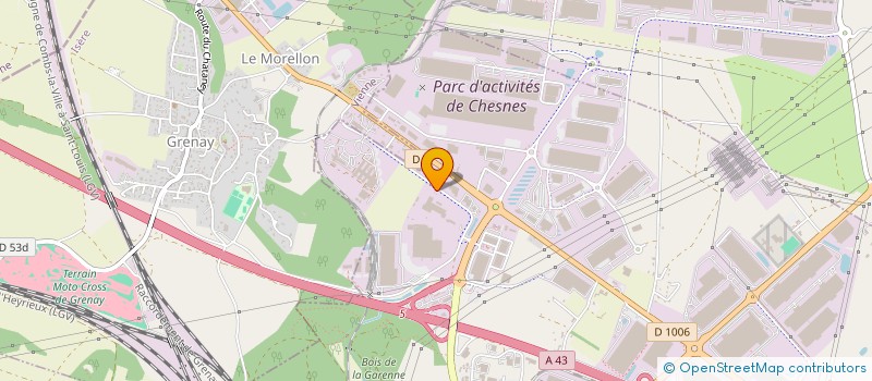 localisation de l'entreprise LABORATOIRE JAGO à SAINT-QUENTIN-FALLAVIER