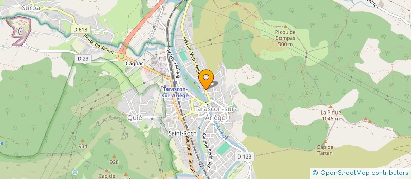 localisation de l'entreprise LABORATOIRE JASPARD à TARASCON-SUR-ARIEGE