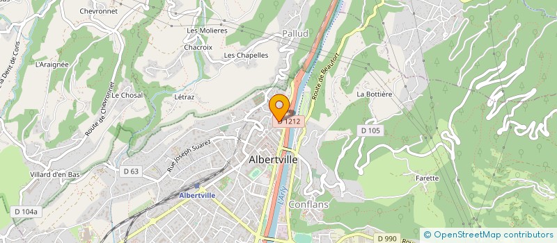 localisation de l'entreprise LABORATOIRE JEMA à ALBERTVILLE