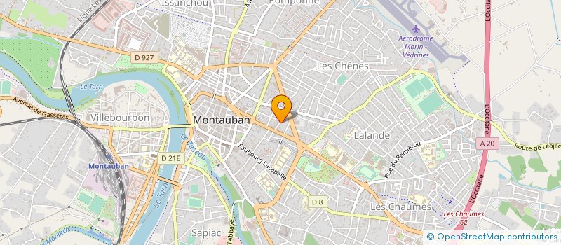 localisation de l'entreprise LABORATOIRE K2  MONTAUBAN