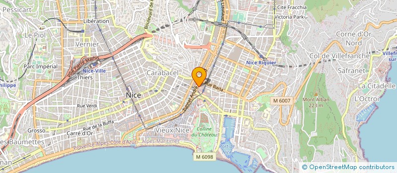 localisation de l'entreprise LABORATOIRE KARST ET GEOSCIENCES à NICE