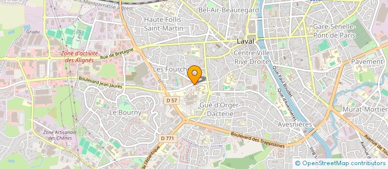 localisation de l'entreprise LABORATOIRE LAVALLOIS EXPLOR SOMMEIL à LAVAL