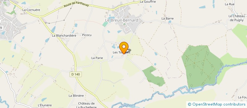 localisation de l'entreprise LABORATOIRE LORICA à MONCOUTANT-SUR-SEVRE