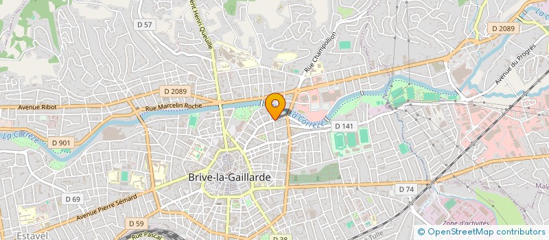 localisation de l'entreprise LABORATOIRE LUCERAM à BRIVE-LA-GAILLARDE