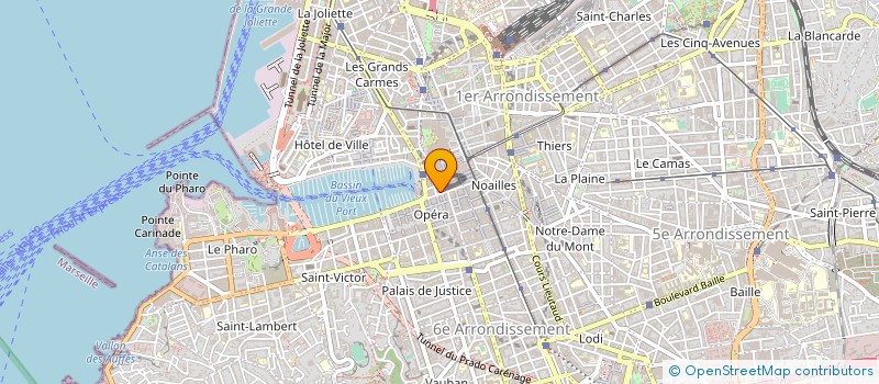 localisation de l'entreprise LABORATOIRE M D C à MARSEILLE