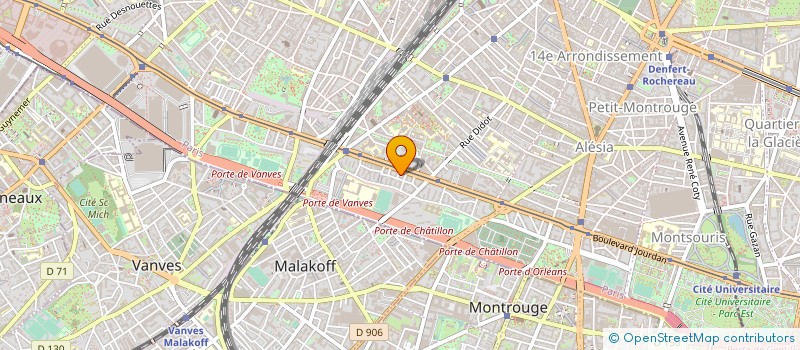 localisation de l'entreprise LABORATOIRE MAGNIEN à PARIS