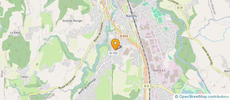 localisation de l'entreprise LABORATOIRE MARISSAEL  RUMILLY