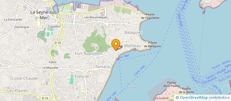 localisation de l'entreprise LABORATOIRE MARITIME PHYSIOLOGIQUE à LA SEYNE-SUR-MER