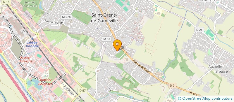 localisation de l'entreprise LABORATOIRE MATTHIEU BOSI à SAINT-ORENS-DE-GAMEVILLE