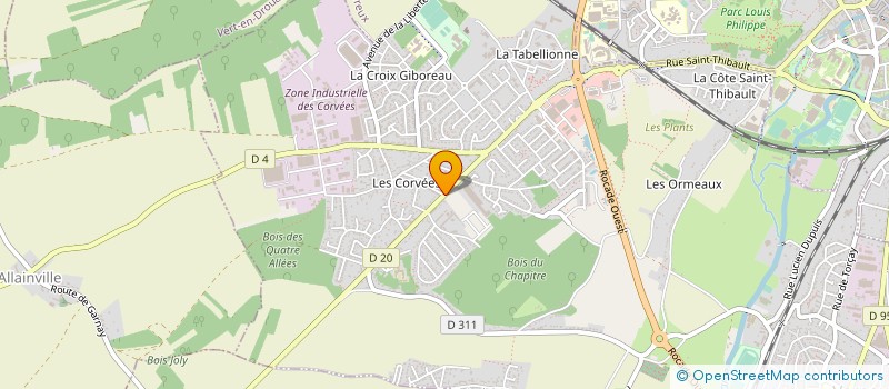 localisation de l'entreprise LABORATOIRE MEDICIS à VERNOUILLET