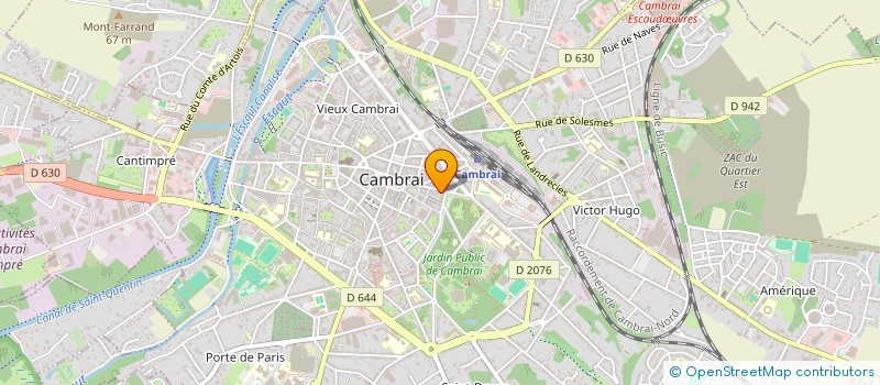 localisation de l'entreprise LABORATOIRE MG VAL PROTHESE  CAMBRAI