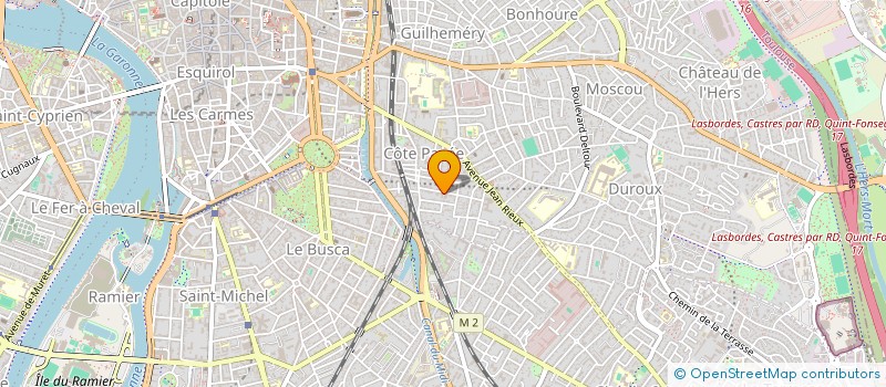localisation de l'entreprise LABORATOIRE MILHES à TOULOUSE