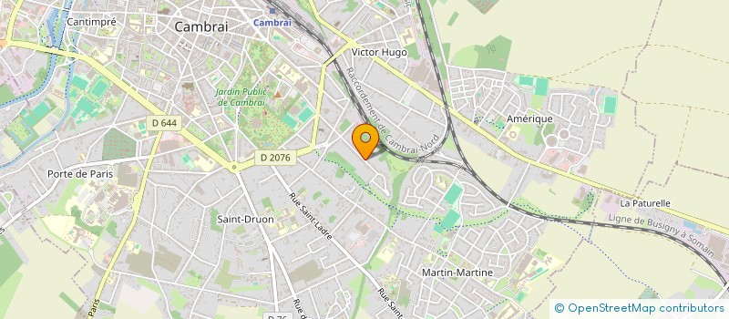 localisation de l'entreprise LABORATOIRE MIOT  CAMBRAI