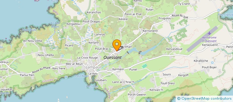 localisation de l'entreprise LABORATOIRE NIVIDISKIN à OUESSANT