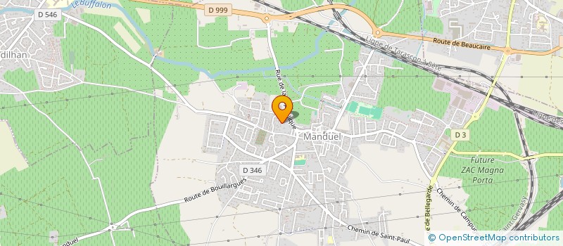 localisation de l'entreprise LABORATOIRE NOGARET  MANDUEL