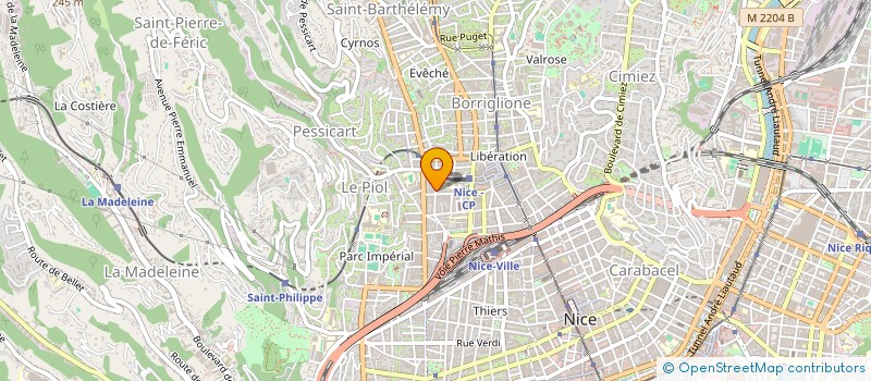 localisation de l'entreprise LABORATOIRE NUCCI à NICE