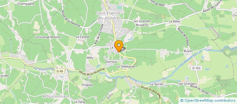 localisation de l'entreprise LABORATOIRE OBST à SAINT-TRIVIER-SUR-MOIGNANS