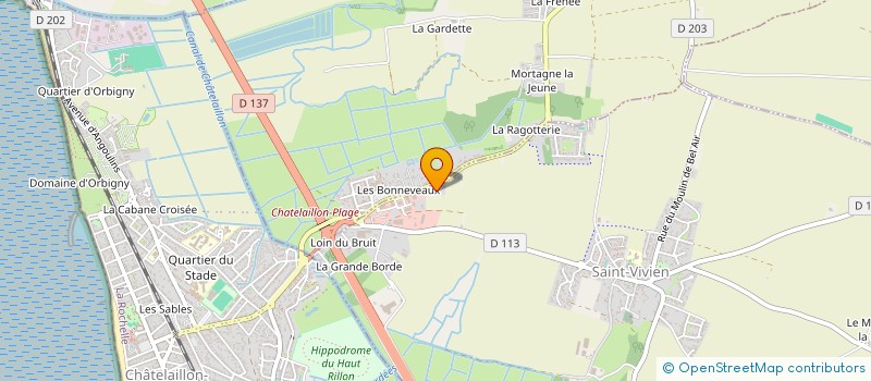 localisation de l'entreprise LABORATOIRE OCEADENT  SAINT-VIVIEN