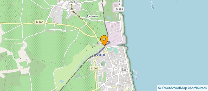 localisation de l'entreprise LABORATOIRE OENOCONSEIL DE PAUILLAC à PAUILLAC