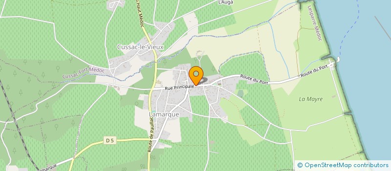 localisation de l'entreprise LABORATOIRE OENOLOGIQUE BOISSENOT à LAMARQUE