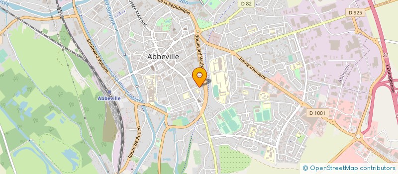 localisation de l'entreprise LABORATOIRE OUTREBON à ABBEVILLE