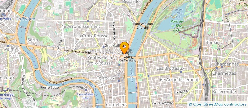 localisation de l'entreprise LABORATOIRE OUVERT LYONNAIS  LYON