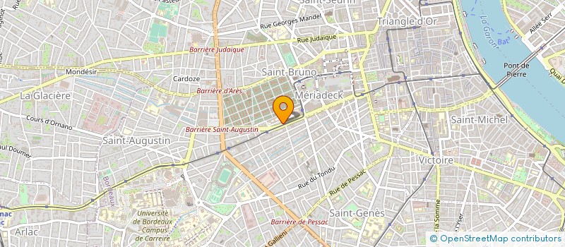 localisation de l'entreprise LABORATOIRE PARAMEDICAL CHEROUX à BORDEAUX