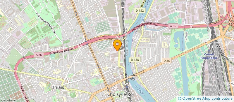 localisation de l'entreprise LABORATOIRE PARIS SON à CHOISY-LE-ROI