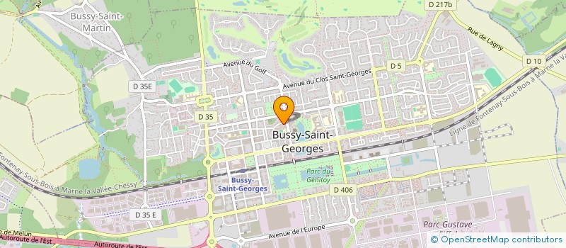 localisation de l'entreprise LABORATOIRE PEDAGOGIQUE EN INFORMATIQUE  BUSSY-SAINT-GEORGES