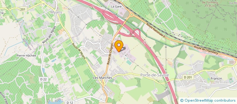 localisation de l'entreprise LABORATOIRE PERRIER à PORTE-DE-SAVOIE