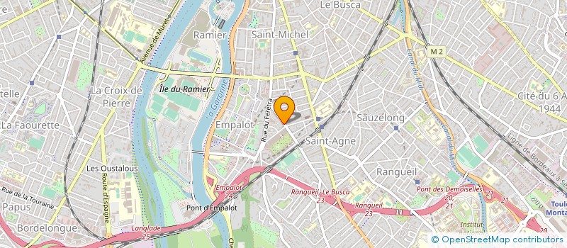 localisation de l'entreprise LABORATOIRE PHILIPPE LACANAL  TOULOUSE