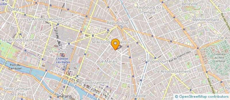 localisation de l'entreprise LABORATOIRE PHYSIOSYNTHESE à PARIS