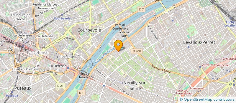 localisation de l'entreprise LABORATOIRE PHYTO-TERRA à NEUILLY-SUR-SEINE