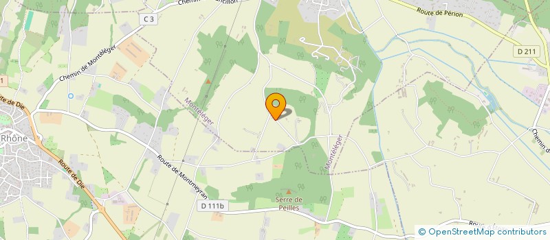 localisation de l'entreprise LABORATOIRE PIERRE  MONTELEGER