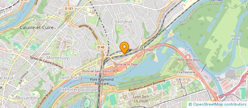 localisation de l'entreprise LABORATOIRE PIERRE DULAC à CALUIRE-ET-CUIRE