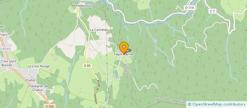 localisation de l'entreprise LABORATOIRE PITOT à SAINT-VICTOR-MONTVIANEIX