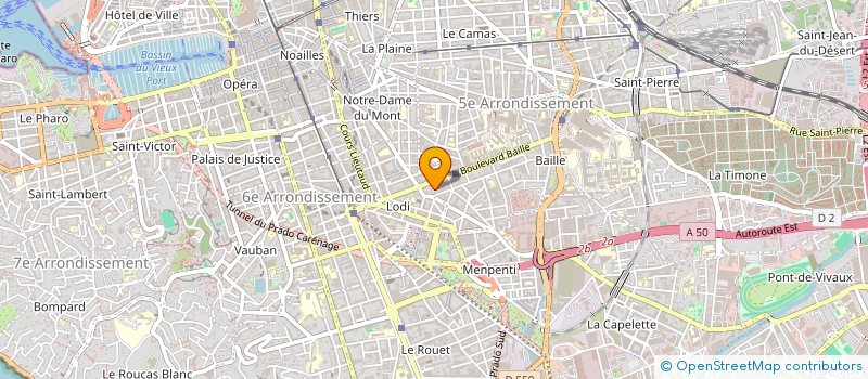 localisation de l'entreprise LABORATOIRE PLATAT à MARSEILLE